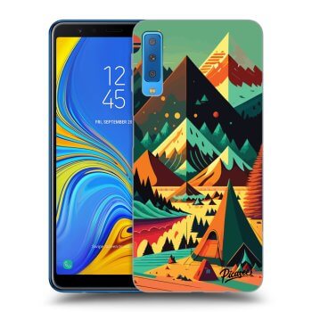Picasee fekete szilikon tok az alábbi mobiltelefonokra Samsung Galaxy A7 2018 A750F - Colorado