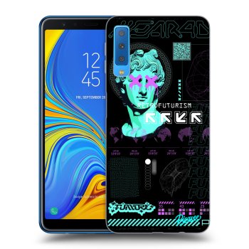 Picasee fekete szilikon tok az alábbi mobiltelefonokra Samsung Galaxy A7 2018 A750F - RETRO