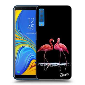 Picasee ULTIMATE CASE Samsung Galaxy A7 2018 A750F - készülékre - Flamingos couple