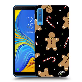 Picasee fekete szilikon tok az alábbi mobiltelefonokra Samsung Galaxy A7 2018 A750F - Gingerbread