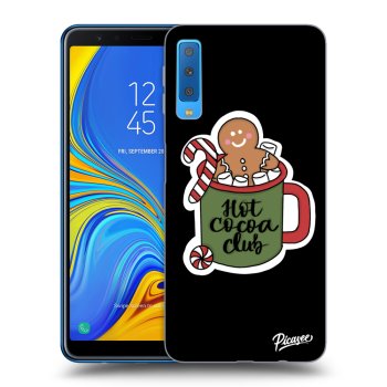 Picasee fekete szilikon tok az alábbi mobiltelefonokra Samsung Galaxy A7 2018 A750F - Hot Cocoa Club