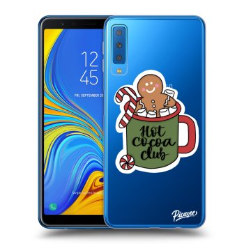 Picasee átlátszó szilikon tok az alábbi mobiltelefonokra Samsung Galaxy A7 2018 A750F - Hot Cocoa Club