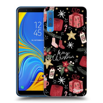 Tok az alábbi mobiltelefonokra Samsung Galaxy A7 2018 A750F - Christmas