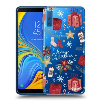 Tok az alábbi mobiltelefonokra Samsung Galaxy A7 2018 A750F - Christmas