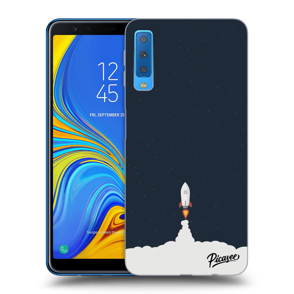 Picasee átlátszó szilikon tok az alábbi mobiltelefonokra Samsung Galaxy A7 2018 A750F - Astronaut 2