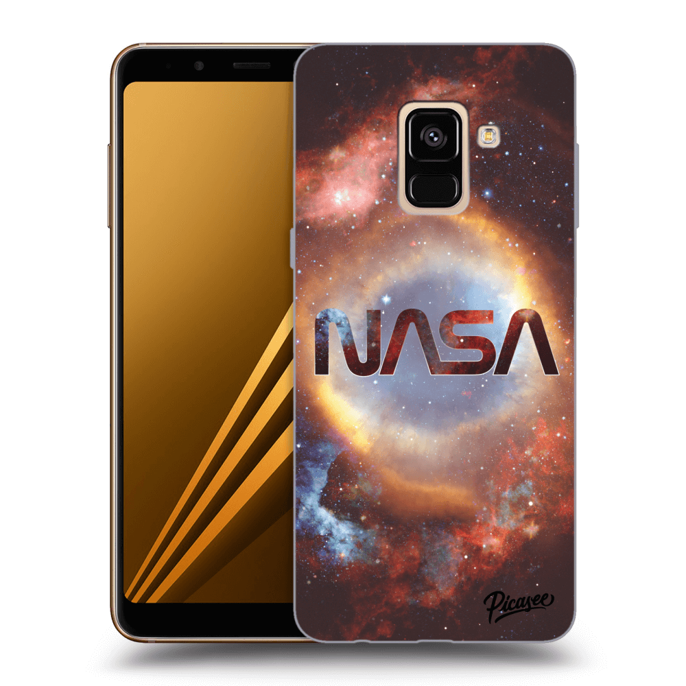 Picasee fekete szilikon tok az alábbi mobiltelefonokra Samsung Galaxy A8 2018 A530F - Nebula