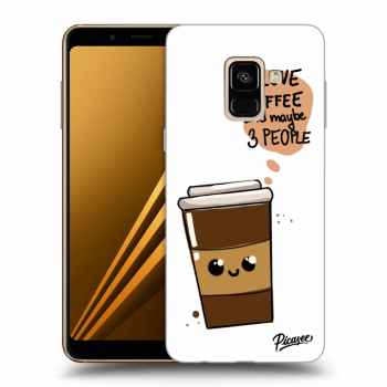 Tok az alábbi mobiltelefonokra Samsung Galaxy A8 2018 A530F - Cute coffee