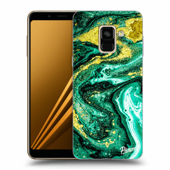 Tok az alábbi mobiltelefonokra Samsung Galaxy A8 2018 A530F - Green Gold