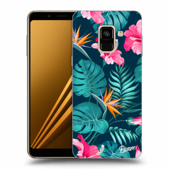 Tok az alábbi mobiltelefonokra Samsung Galaxy A8 2018 A530F - Pink Monstera