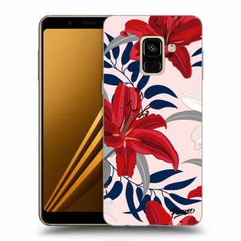 Tok az alábbi mobiltelefonokra Samsung Galaxy A8 2018 A530F - Red Lily