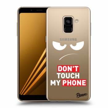 Tok az alábbi mobiltelefonokra Samsung Galaxy A8 2018 A530F - Angry Eyes - Transparent