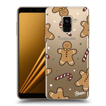 Picasee átlátszó szilikon tok az alábbi mobiltelefonokra Samsung Galaxy A8 2018 A530F - Gingerbread