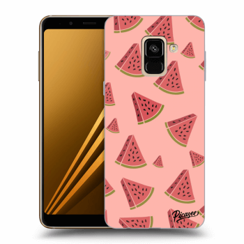 Picasee átlátszó szilikon tok az alábbi mobiltelefonokra Samsung Galaxy A8 2018 A530F - Watermelon