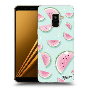 Picasee átlátszó szilikon tok az alábbi mobiltelefonokra Samsung Galaxy A8 2018 A530F - Watermelon 2