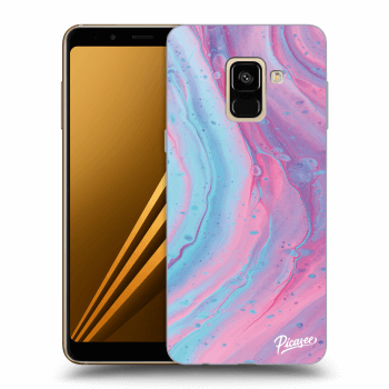 Tok az alábbi mobiltelefonokra Samsung Galaxy A8 2018 A530F - Pink liquid