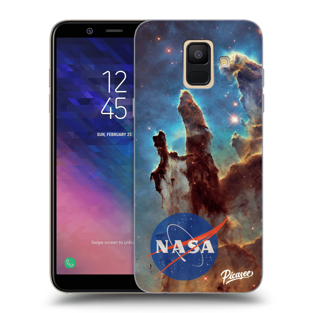Picasee átlátszó szilikon tok az alábbi mobiltelefonokra Samsung Galaxy A6 A600F - Eagle Nebula