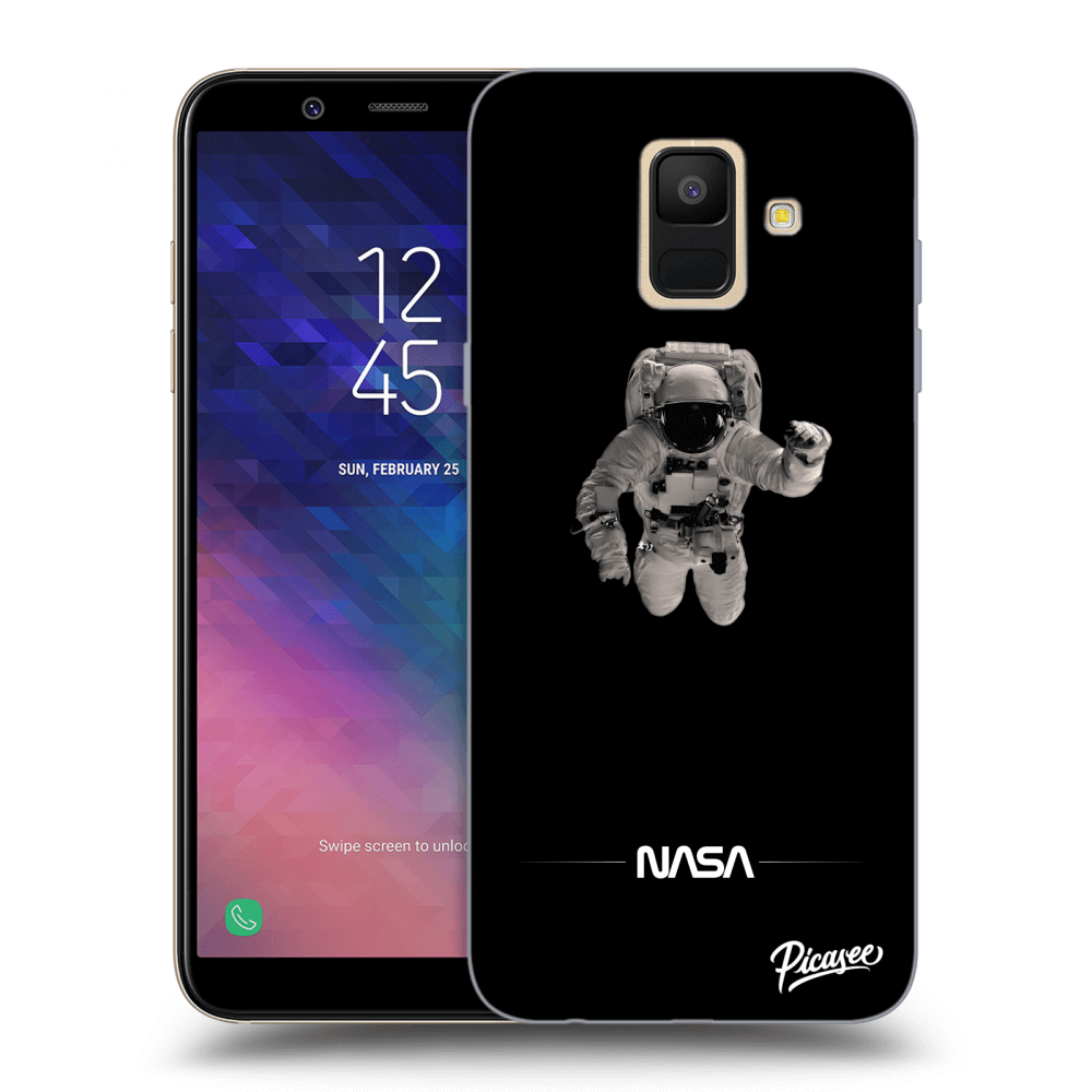 Picasee átlátszó szilikon tok az alábbi mobiltelefonokra Samsung Galaxy A6 A600F - Astronaut Minimal
