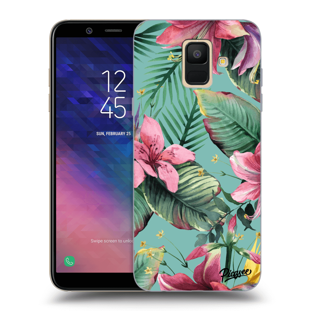 Picasee átlátszó szilikon tok az alábbi mobiltelefonokra Samsung Galaxy A6 A600F - Hawaii