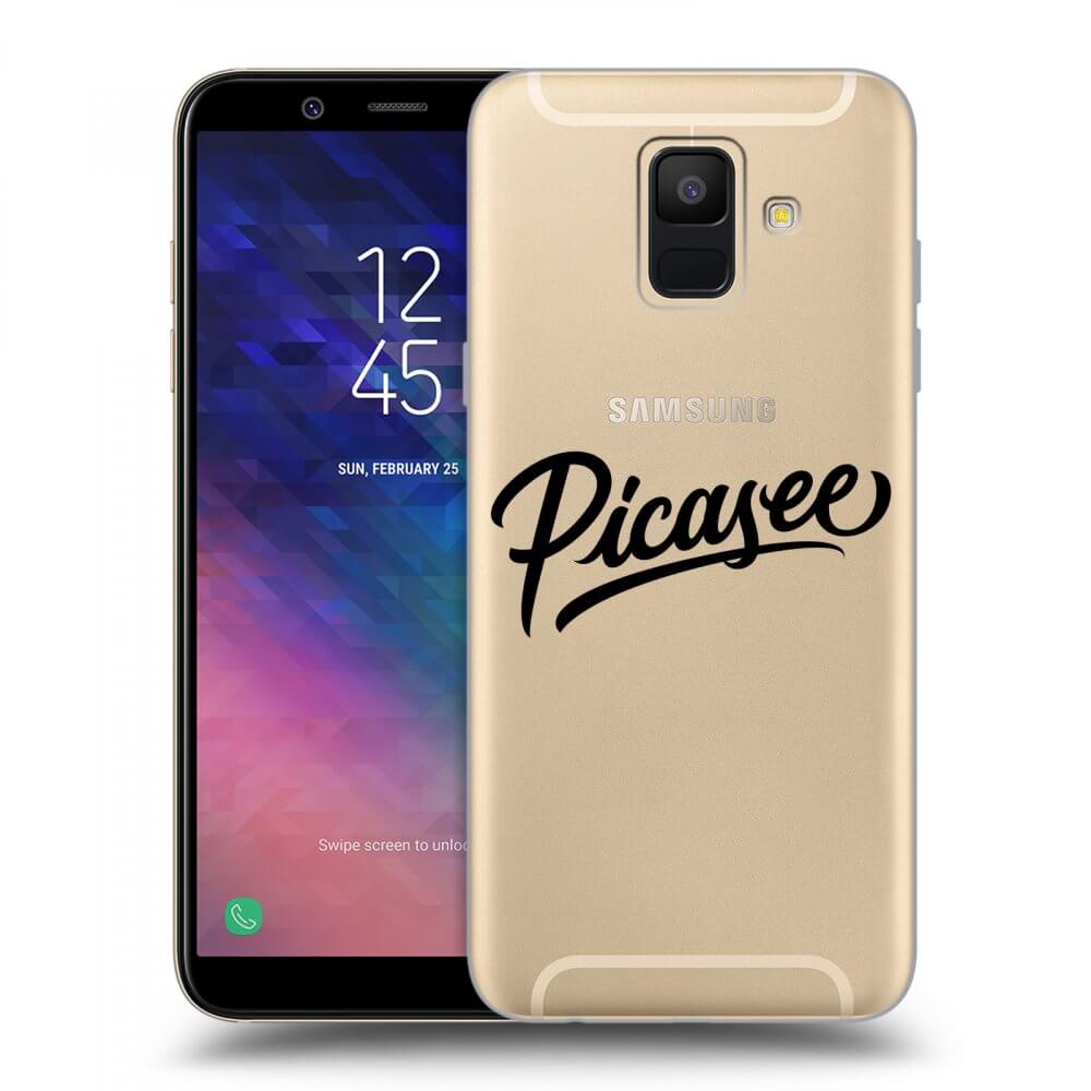 Picasee átlátszó szilikon tok az alábbi mobiltelefonokra Samsung Galaxy A6 A600F - Picasee - black