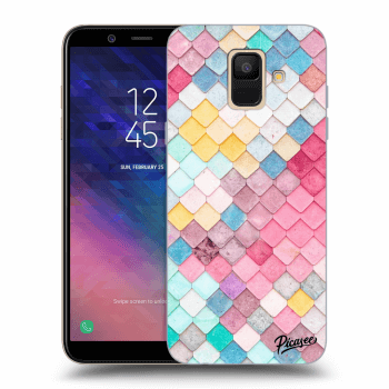 Tok az alábbi mobiltelefonokra Samsung Galaxy A6 A600F - Colorful roof