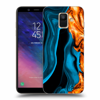 Tok az alábbi mobiltelefonokra Samsung Galaxy A6 A600F - Gold blue