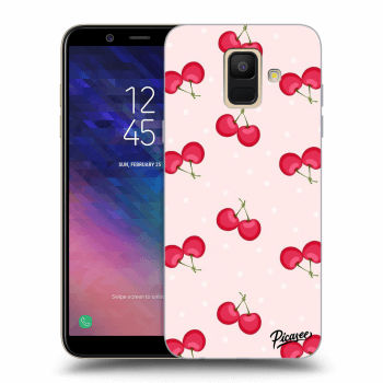 Tok az alábbi mobiltelefonokra Samsung Galaxy A6 A600F - Cherries