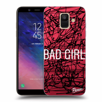 Picasee átlátszó szilikon tok az alábbi mobiltelefonokra Samsung Galaxy A6 A600F - Bad girl