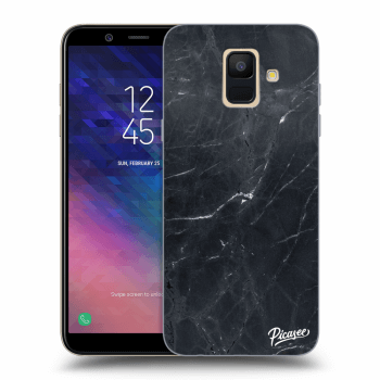 Tok az alábbi mobiltelefonokra Samsung Galaxy A6 A600F - Black marble