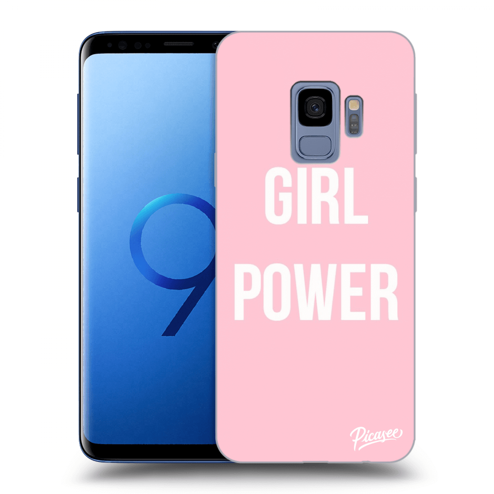 Picasee fekete szilikon tok az alábbi mobiltelefonokra Samsung Galaxy S9 G960F - Girl power