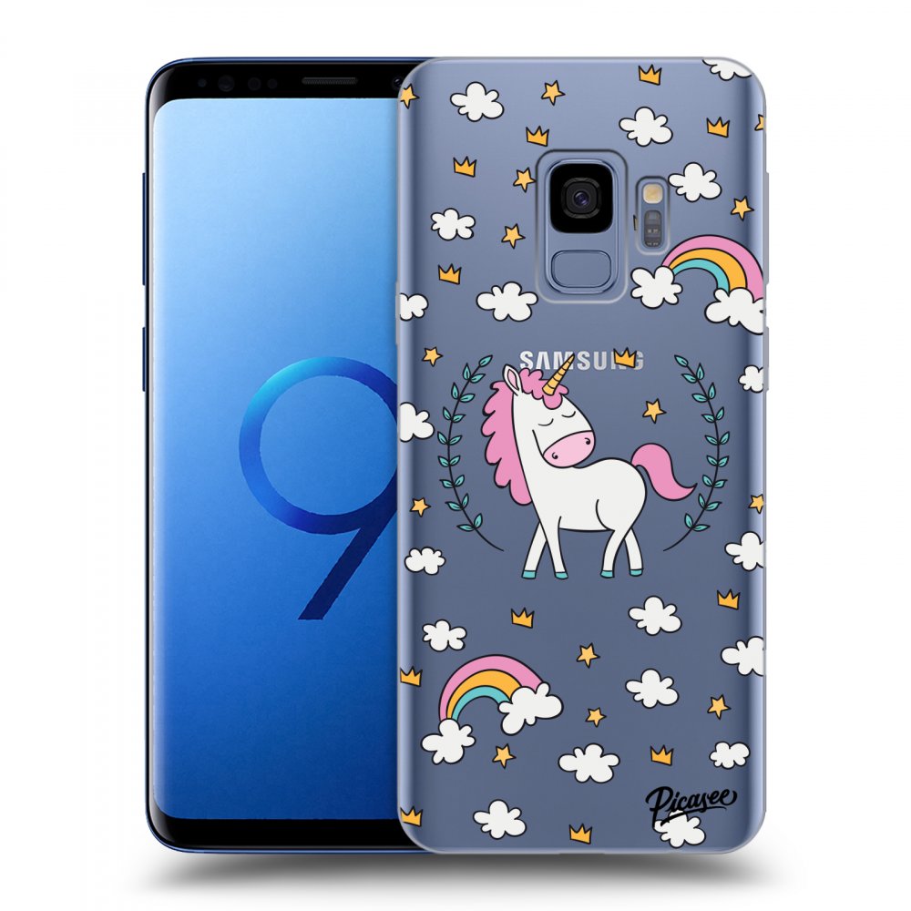 Picasee átlátszó szilikon tok az alábbi mobiltelefonokra Samsung Galaxy S9 G960F - Unicorn star heaven