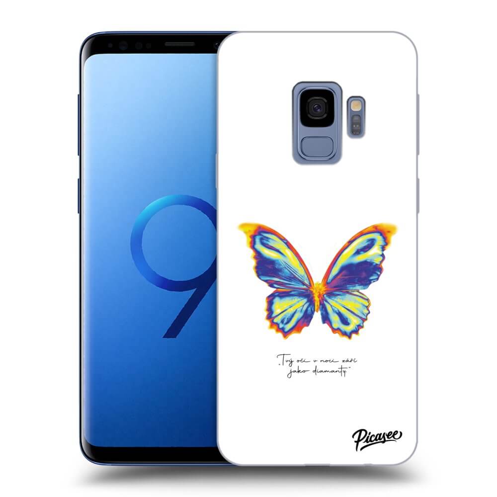 Picasee átlátszó szilikon tok az alábbi mobiltelefonokra Samsung Galaxy S9 G960F - Diamanty White