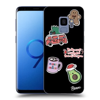 Tok az alábbi mobiltelefonokra Samsung Galaxy S9 G960F - Christmas Stickers