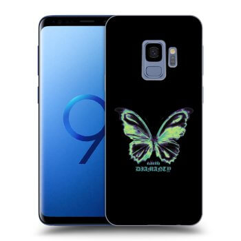 Picasee fekete szilikon tok az alábbi mobiltelefonokra Samsung Galaxy S9 G960F - Diamanty Blue