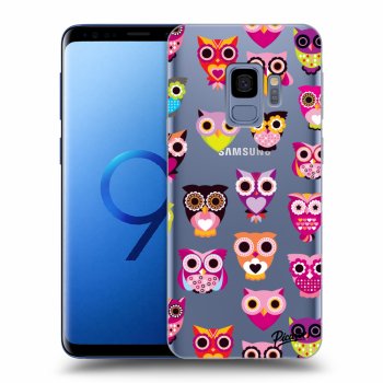 Picasee átlátszó szilikon tok az alábbi mobiltelefonokra Samsung Galaxy S9 G960F - Owls