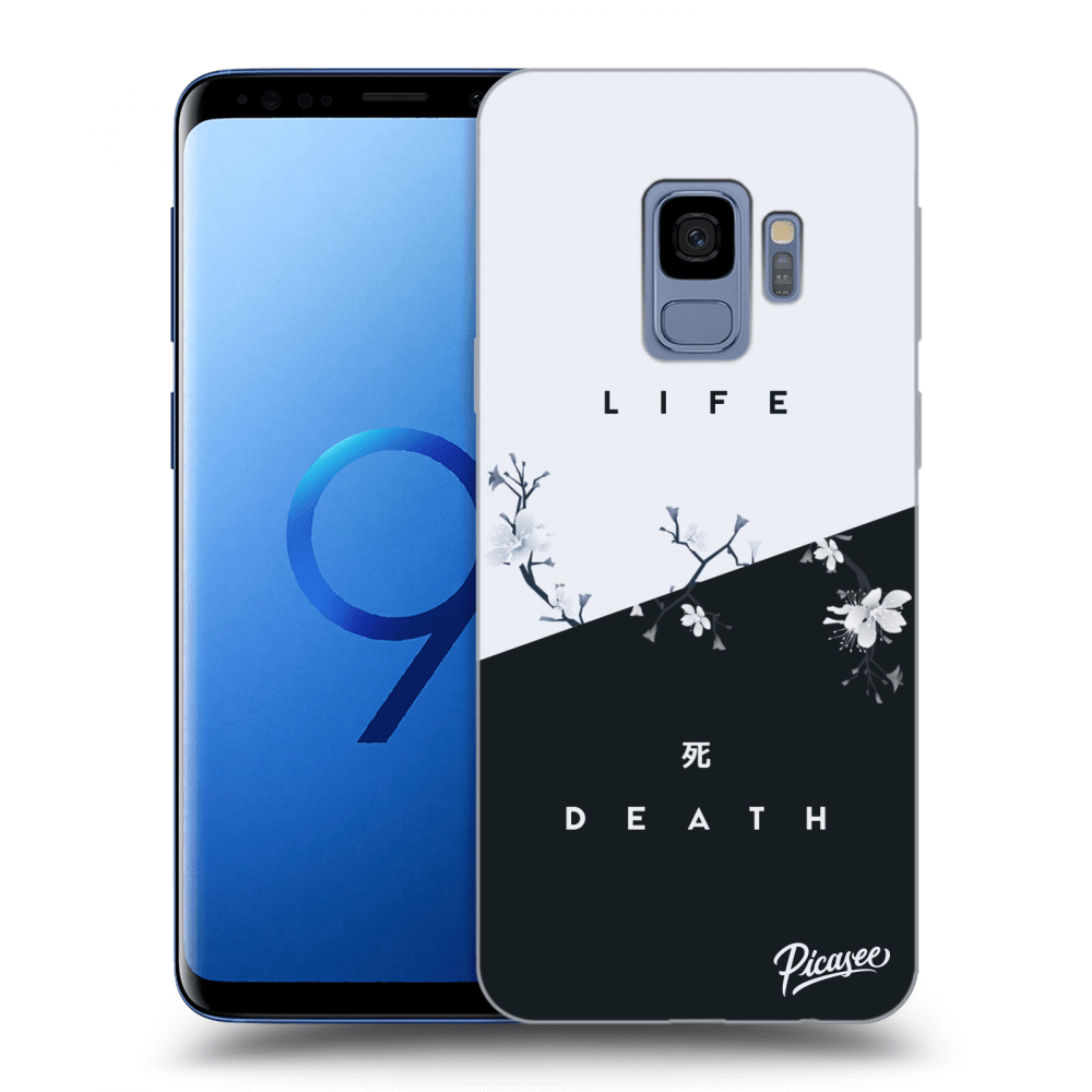 Picasee fekete szilikon tok az alábbi mobiltelefonokra Samsung Galaxy S9 G960F - Life - Death