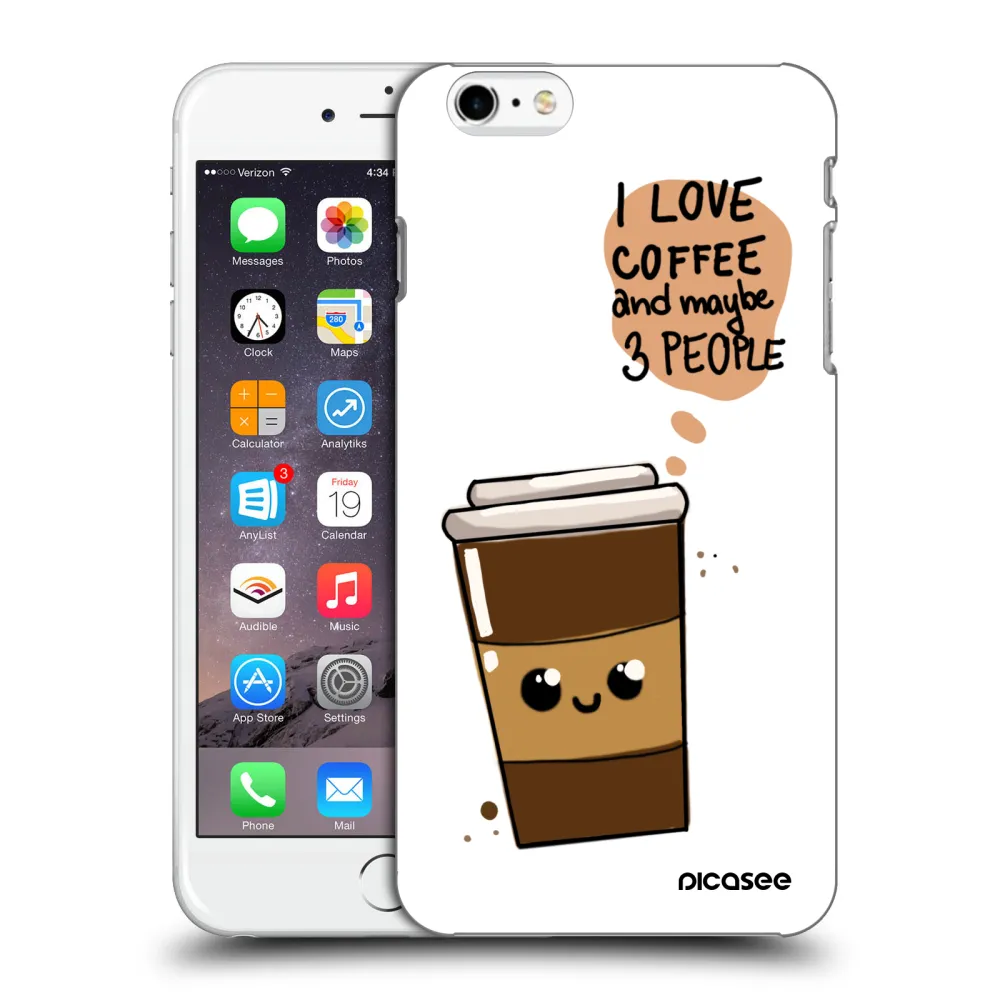 Picasee ULTIMATE CASE Apple iPhone 6 Plus/6S Plus - készülékre - Cute coffee