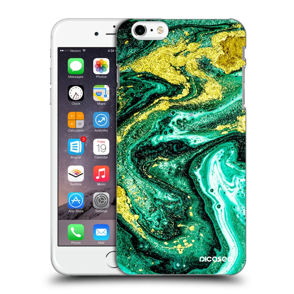 Picasee ULTIMATE CASE Apple iPhone 6 Plus/6S Plus - készülékre - Green Gold