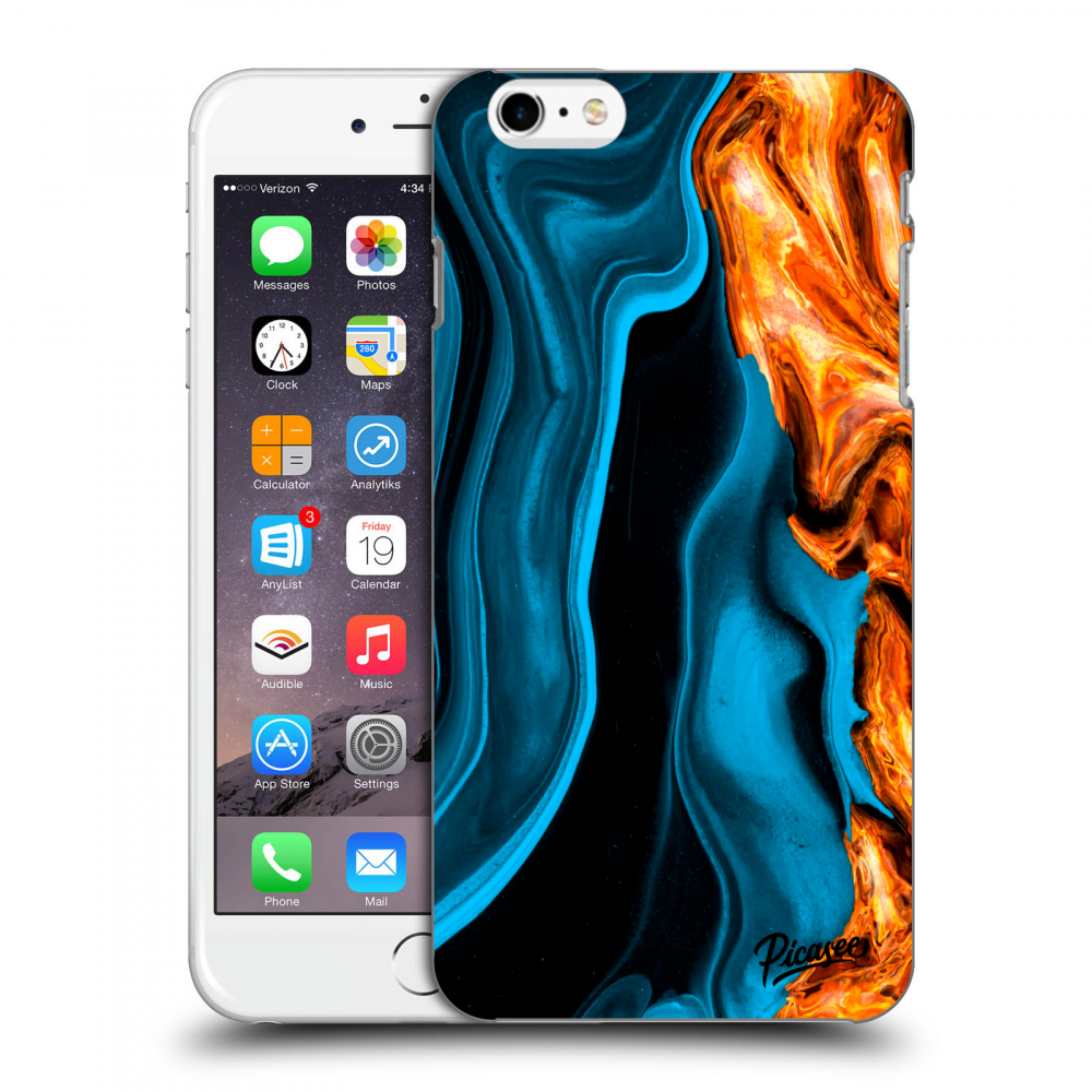 Picasee ULTIMATE CASE Apple iPhone 6 Plus/6S Plus - készülékre - Gold blue