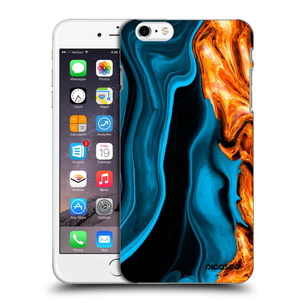 Picasee ULTIMATE CASE Apple iPhone 6 Plus/6S Plus - készülékre - Gold blue