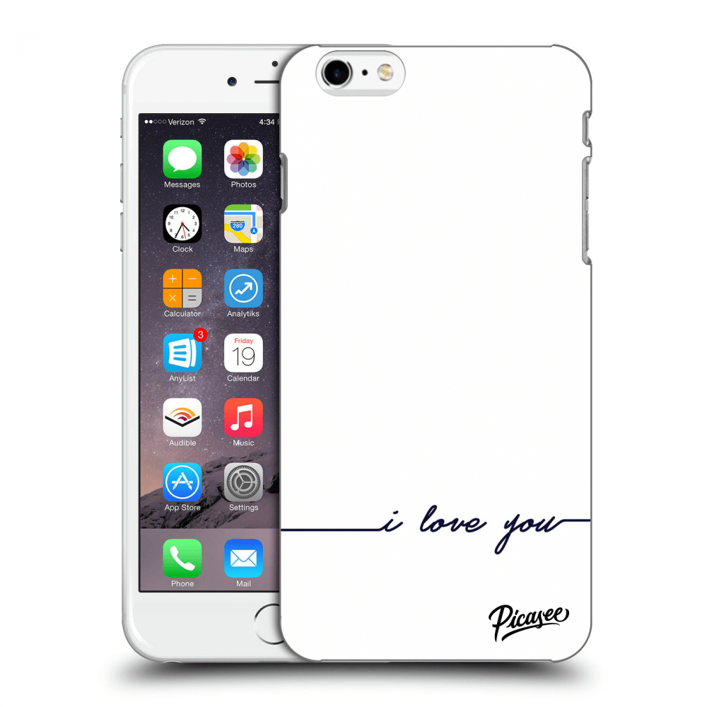 Picasee ULTIMATE CASE Apple iPhone 6 Plus/6S Plus - készülékre - I love you