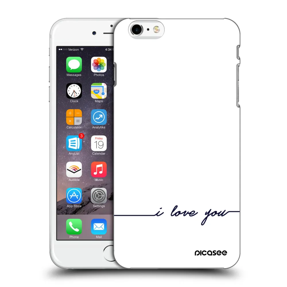 Picasee ULTIMATE CASE Apple iPhone 6 Plus/6S Plus - készülékre - I love you