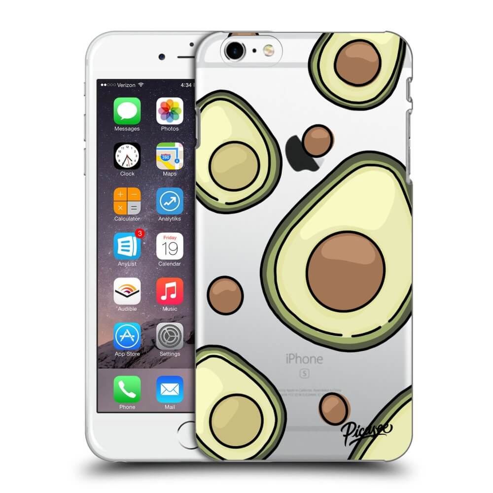 Picasee átlátszó szilikon tok az alábbi mobiltelefonokra Apple iPhone 6 Plus/6S Plus - Avocado