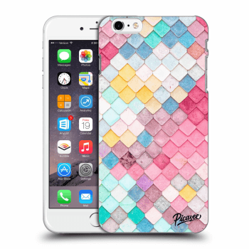 Picasee átlátszó szilikon tok az alábbi mobiltelefonokra Apple iPhone 6 Plus/6S Plus - Colorful roof