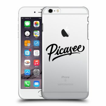 Picasee átlátszó szilikon tok az alábbi mobiltelefonokra Apple iPhone 6 Plus/6S Plus - Picasee - old logo - black