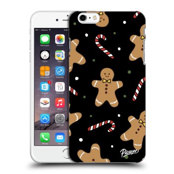 Picasee fekete szilikon tok az alábbi mobiltelefonokra Apple iPhone 6 Plus/6S Plus - Gingerbread