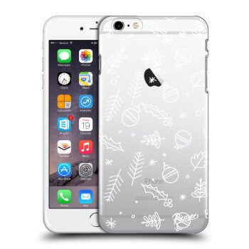 Picasee átlátszó szilikon tok az alábbi mobiltelefonokra Apple iPhone 6 Plus/6S Plus - Mistletoe