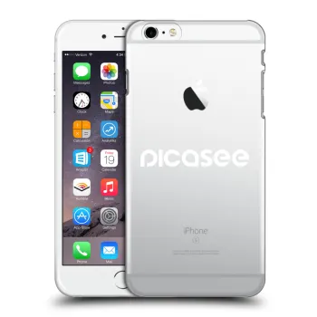 Picasee átlátszó szilikon tok az alábbi mobiltelefonokra Apple iPhone 6 Plus/6S Plus - Picasee - new logo - white