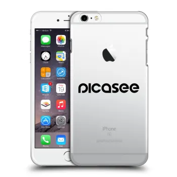 Picasee átlátszó szilikon tok az alábbi mobiltelefonokra Apple iPhone 6 Plus/6S Plus - Picasee - new logo - black