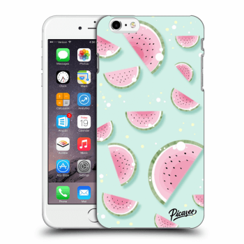 Picasee fekete szilikon tok az alábbi mobiltelefonokra Apple iPhone 6 Plus/6S Plus - Watermelon 2
