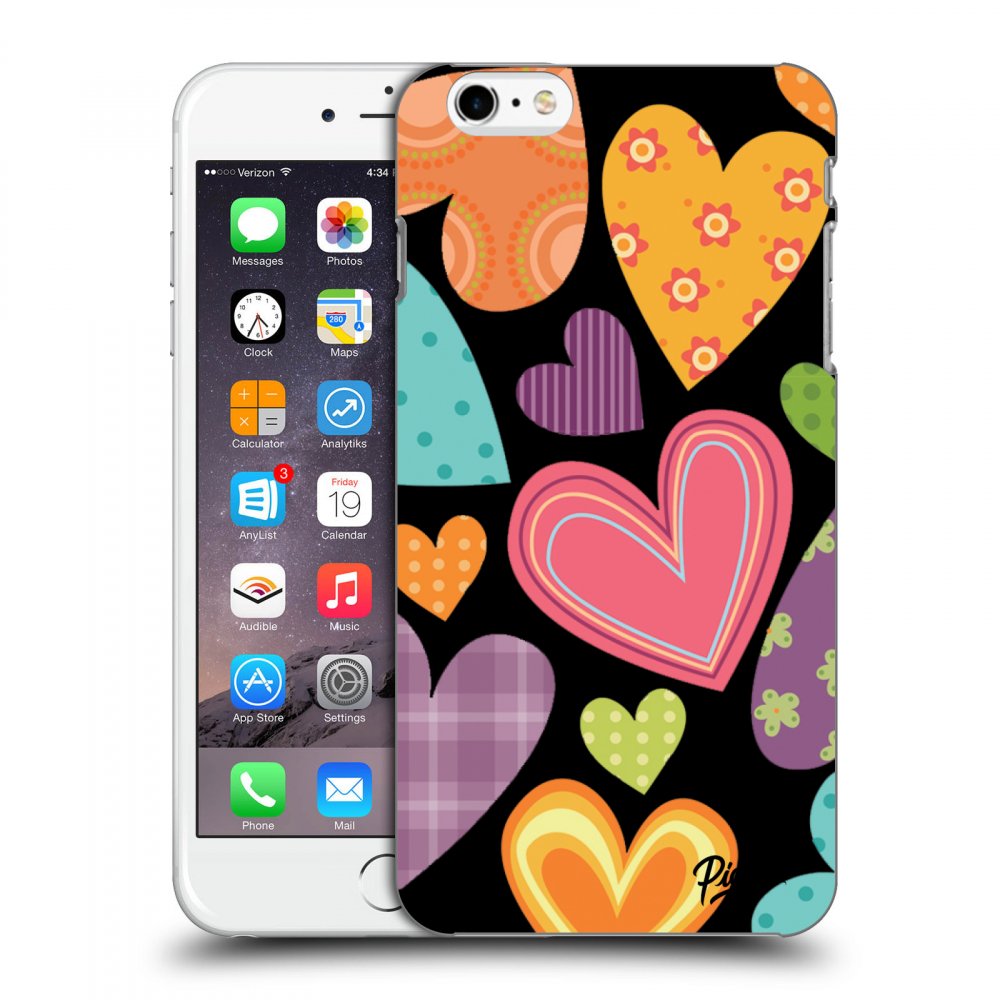 Picasee ULTIMATE CASE Apple iPhone 6 Plus/6S Plus - készülékre - Colored heart